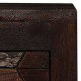 Bedside Cabinet Solid Reclaimed Wood 40X30X50 Cm