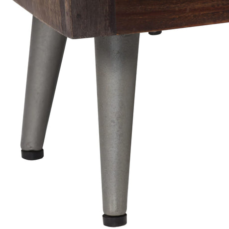 Bedside Cabinet Solid Reclaimed Wood 40X30X50 Cm