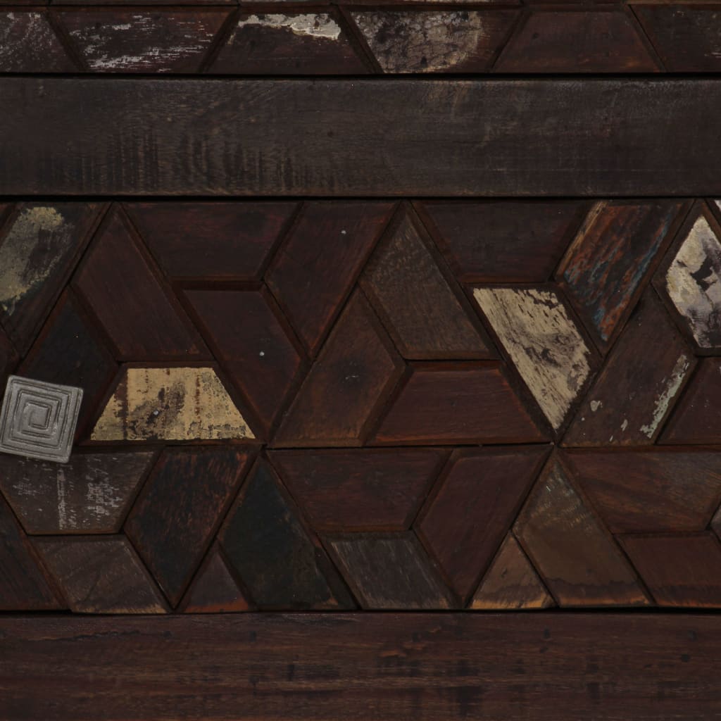 Bedside Cabinet Solid Reclaimed Wood 40X30X50 Cm