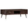 Coffee Table Solid Reclaimed Wood 100X60X35 Cm