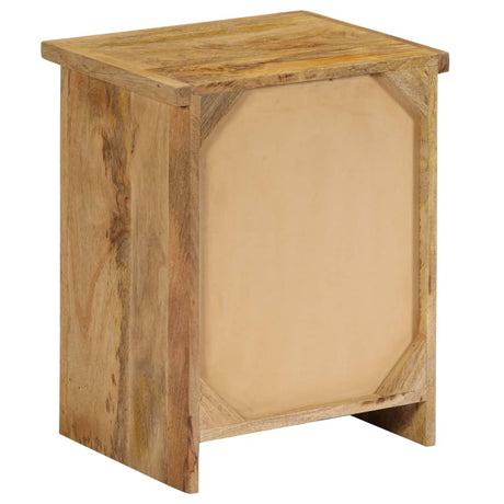 Bedside Table Solid Mango Wood 40X30X50 Cm