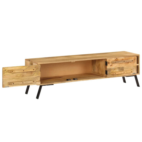 Tv Cabinet Solid Mango Wood 140X30X40 Cm