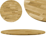 Table Top Solid Oak Wood Square 44 Mm 70X70 Cm