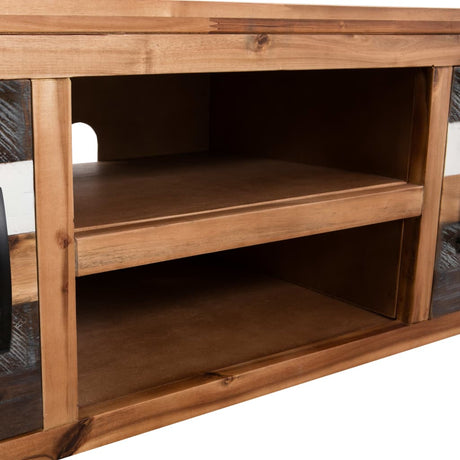 Tv Cabinet Solid Acacia Wood 120X35X40 Cm