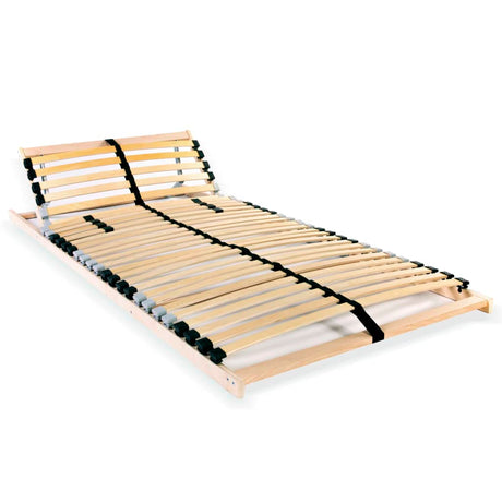 Slatted Bed Base Without Mattress With 28 Slats 7 Zones