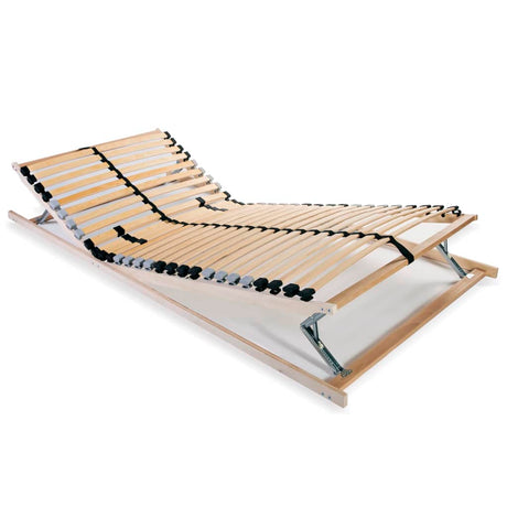 Slatted Bed Base Without Mattress With 28 Slats 7 Zones