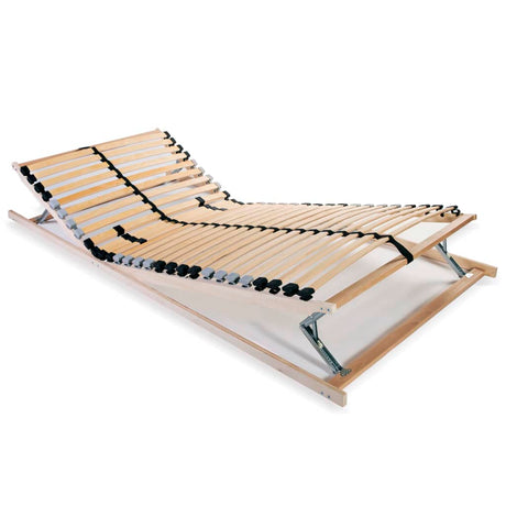 Slatted Bed Base Without Mattress With 28 Slats 7 Zones