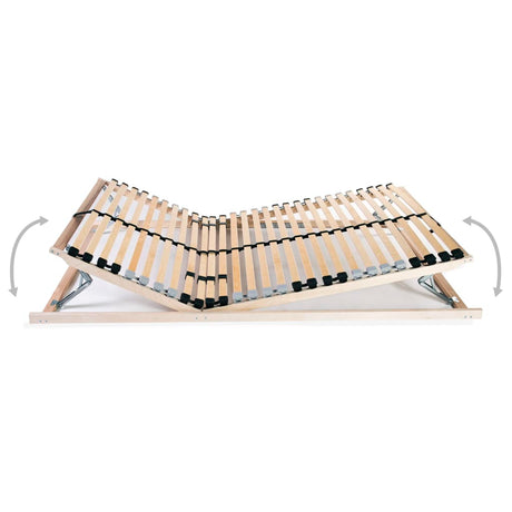 Slatted Bed Base Without Mattress With 28 Slats 7 Zones