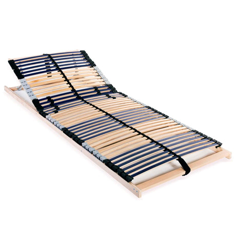 Slatted Bed Base Without Mattress With 42 Slats 7 Zones