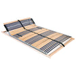 Slatted Bed Base Without Mattress With 42 Slats 7 Zones