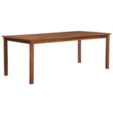 Garden Table Solid Acacia Wood