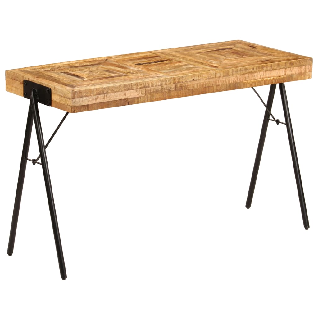 Writing Table Solid Mango Wood 118X50X75 Cm