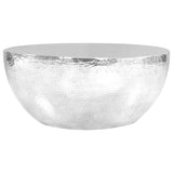 Coffee Table Hammered Aluminium