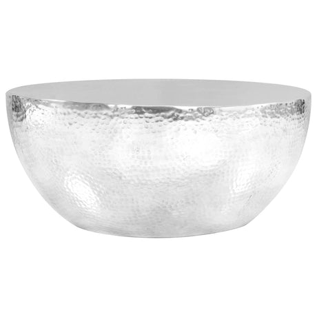 Coffee Table Hammered Aluminium