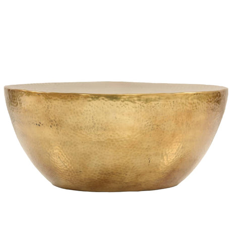Coffee Table Hammered Aluminium