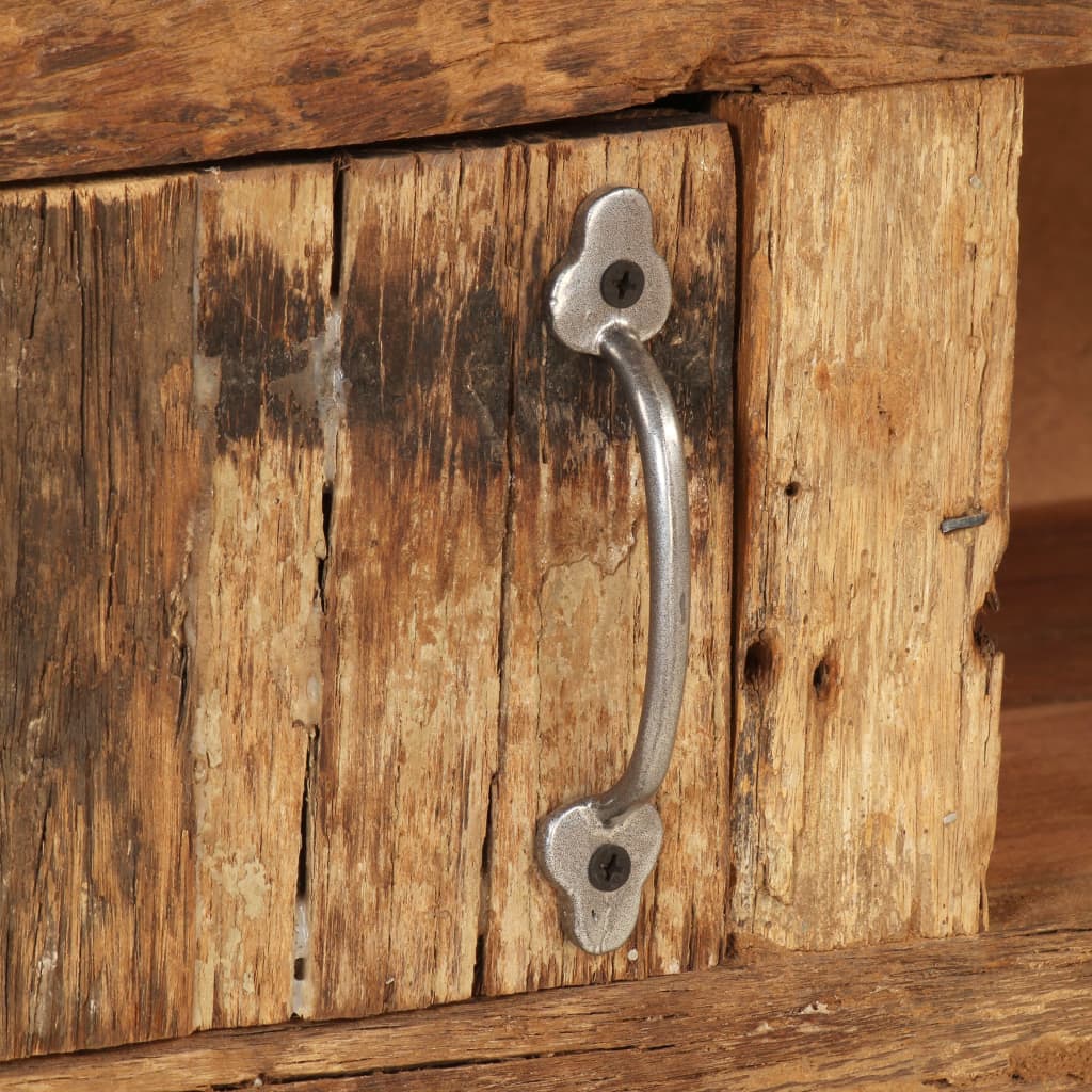 Tv Stand Solid Reclaimed Wood 140X30X40 Cm