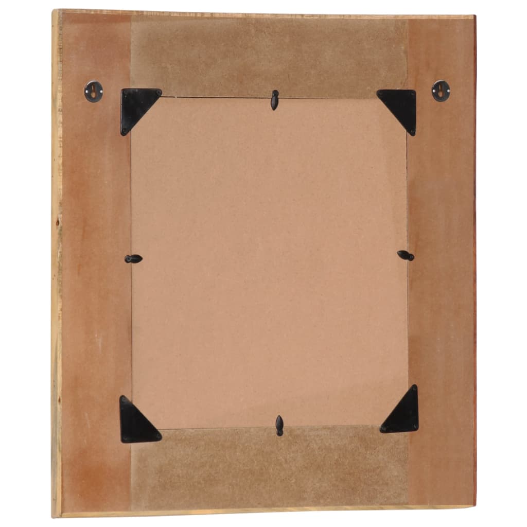 Wall Mirror Solid Reclaimed Wood 60x60 cm