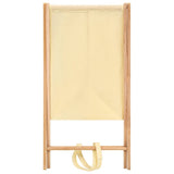 Laundry Basket Cedar Wood And Fabric Beige 42X41X64 Cm