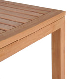 4-Tier Bathroom Storage Rack Solid Teak 42X42X165 Cm