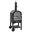 Charcoal Fired Outdoor Pizza Oven With Fireclay Stone