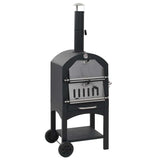 Charcoal Fired Outdoor Pizza Oven With Fireclay Stone