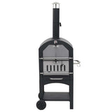 Charcoal Fired Outdoor Pizza Oven With Fireclay Stone