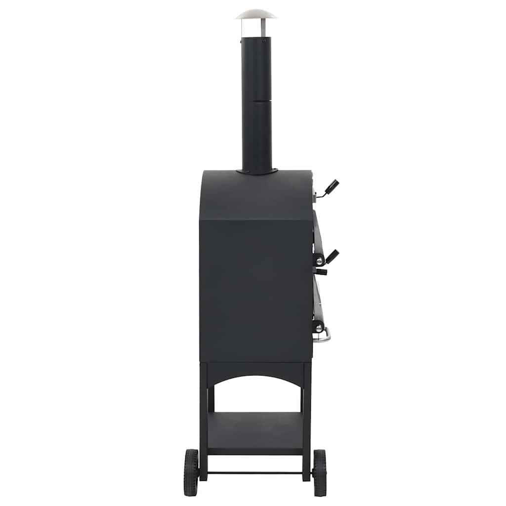 Charcoal Fired Outdoor Pizza Oven With Fireclay Stone