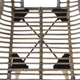 Dining Chairs 4 Pcs Natural Rattan