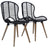 Dining Chairs 4 Pcs Natural Rattan