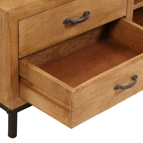 Tv Cabinet Solid Mango Wood 140X30X40 Cm