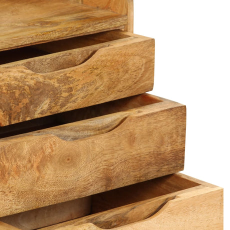 Bedside Cabinet Solid Mango Wood 40X30X59.5 Cm