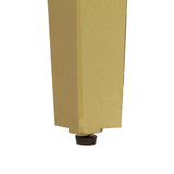 Console Table Solid Mango Wood Grey With Brass 110X35X76 Cm