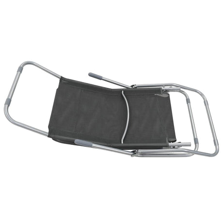 Folding Sun Loungers 2 Pcs Textilene