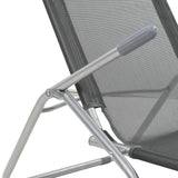 Folding Sun Loungers 2 Pcs Textilene