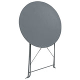 3 Piece Bistro Set Steel