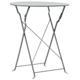 3 Piece Bistro Set Steel