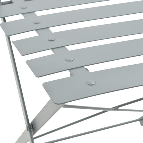 3 Piece Bistro Set Steel