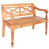 Batavia Bench Solid Mahogany Wood