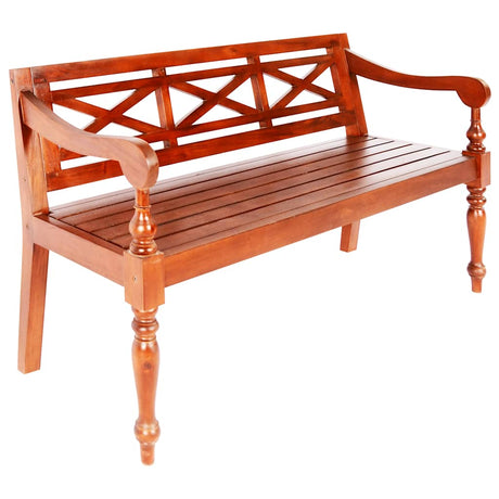 Batavia Bench Solid Mahogany Wood