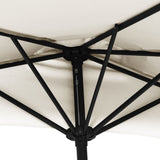 Garden Parasol With Aluminium Pole 270X144 Cm Half