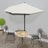 Garden Parasol With Aluminium Pole 270X144 Cm Half