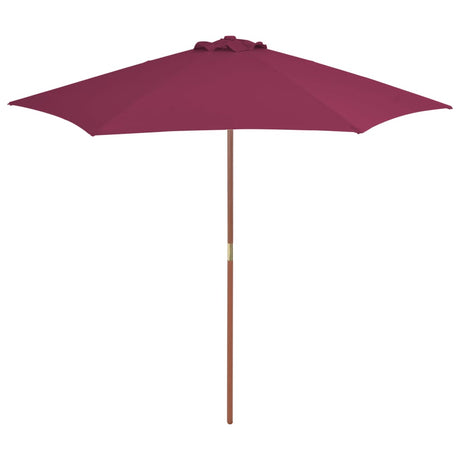 Garden Parasol With Wooden Pole 270 Cm
