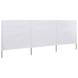 3-Panel Wind Screen Fabric Azure