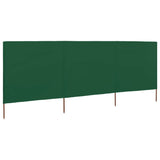 3-Panel Wind Screen Fabric Azure