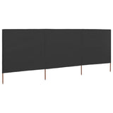 3-Panel Wind Screen Fabric Azure