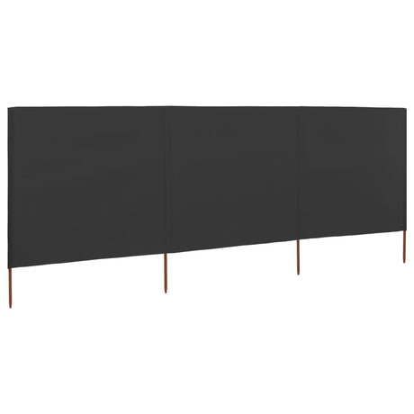 3-Panel Wind Screen Fabric Azure