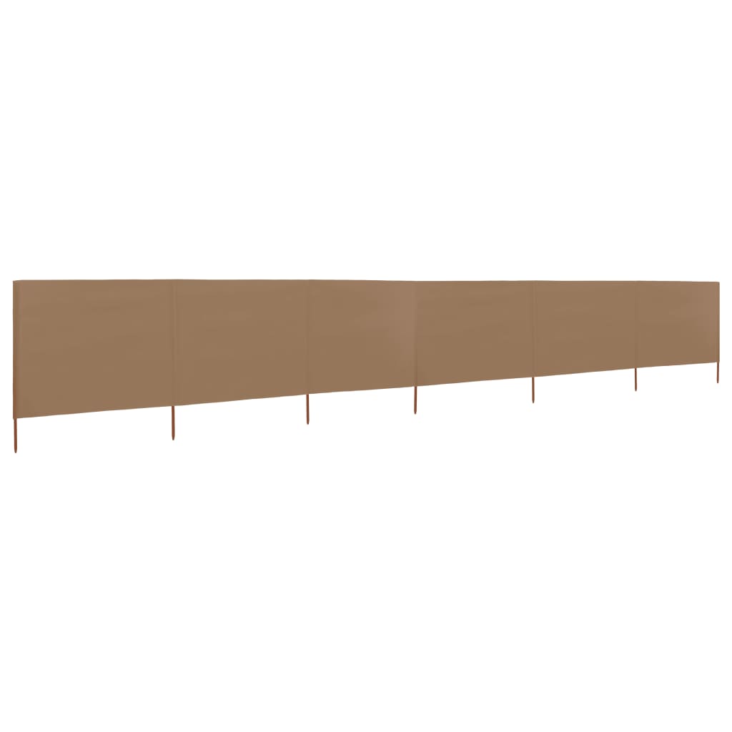 3-Panel Wind Screen Fabric Azure