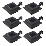 Outdoor Solar Lamps 6 Pcs Led Square 12 Cm
