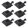 Outdoor Solar Lamps 6 Pcs Led Square 12 Cm