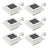 Outdoor Solar Lamps 6 Pcs Led Square 12 Cm